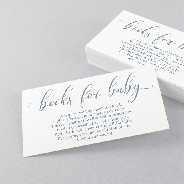 Baby Blue Book Request - Baby Shower Einladung (Von Creator hochgeladen)