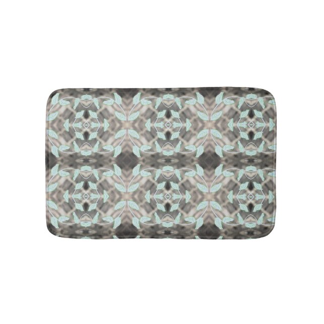 Baby Blue Designer Mat Pick your Size Badematte (Vorderseite)