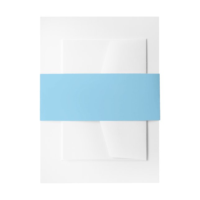 Baby Blue Einladungsbanderole (Vorderseite Beispiel)