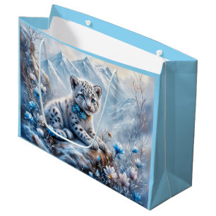 Baby Blue Eyes Geschenktasche Große Geschenktüte