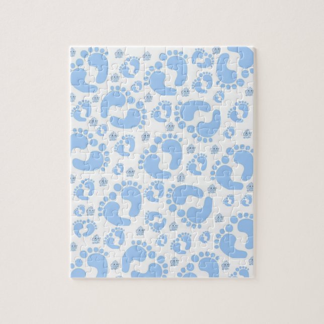 Baby Blue Fee Elephant Jigsaw Puzzle (Vertikal)