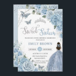 Baby Blue Floral Butterflies Princess Sweet 16 Einladung<br><div class="desc">Personalisieren Sie diese schöne,  süße 16 Geburtstagsfeier-Einladung mit eigener Formulierung einfach und schnell,  einfach auf den Knopf Anpassen,  um den Stil und die Platzierung des Textes weiter zu ordnen und zu formatieren. Passende Artikel im Shop erhältlich! c) Das glückliche Cat Studio</div>