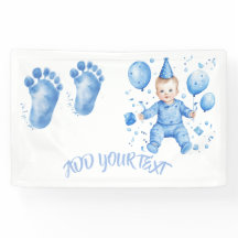 Baby Blue Fügen Sie Ihren eigenen Text hinzu