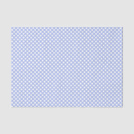 Baby Blue Gingham Pattern Seidenpapier