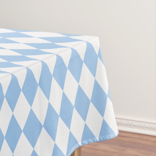 Baby Blue Harlequin Tischdecke (Beispiel)
