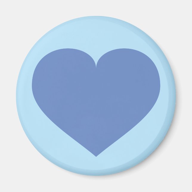 Baby Blue Heart Magnet (Vorne)