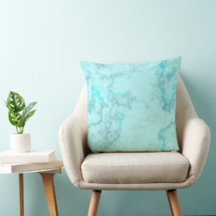 Baby Blue Marble Kissen