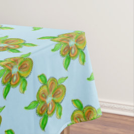 Baby Blue mit Grüntönen Tischdecke