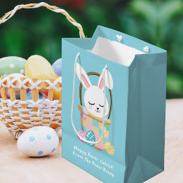 Baby Blue Oaster Niedliche Custom Children's Mittlere Geschenktüte