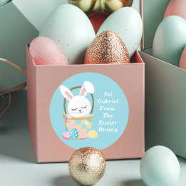 Baby Blue Oaster Niedliche Custom Children's Runder Aufkleber