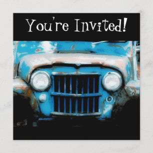 Baby Blue Oldtimer - Sie sind eingeladen! Einladung