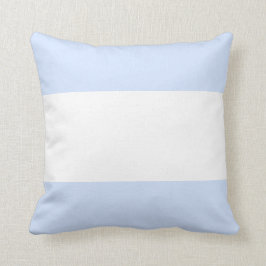 Baby Blue Pastel & White Bar Design Kissen