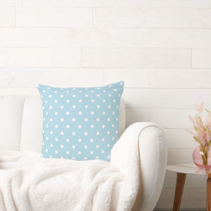 Baby Blue Polka Dots Kissen