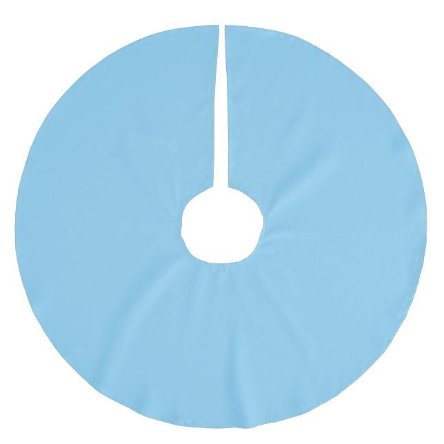 Baby Blue Polyester Weihnachtsbaumdecke (Vorderseite)