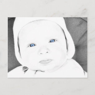 Baby Blue Postkarte