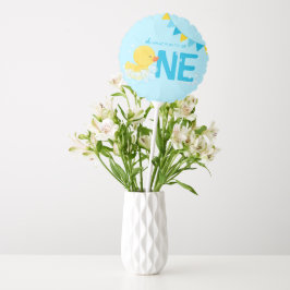 Baby Blue Rubber Duck ONE 1. Geburtstag Center Ballon