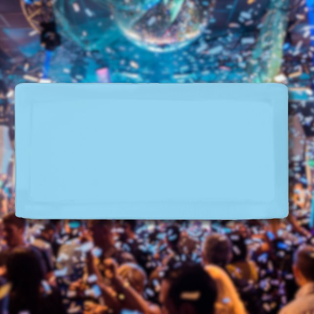 Baby Blue Solid Color | Classic | elegant Banner (Von Creator hochgeladen)