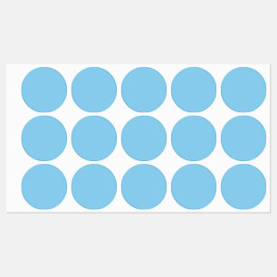 Baby Blue Solid Color Classic elegant Etiketten