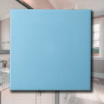 Baby Blue Solid Color | Classic | elegant Fliese<br><div class="desc">Baby Blue Solid Color | Classic | elegant | Trendy | Stilvoll | Geschenk</div>