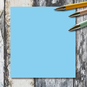 Baby Blue Solid Color Classic elegant Notizblock