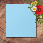 Baby Blue Solid Color | Classic | elegant Notizblock<br><div class="desc">Baby Blue Solid Color | Classic | elegant | Trendy | Stilvoll | Geschenk</div>