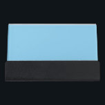 Baby Blue Solid Color | Classic | elegant Schreibtisch-Visitenkartenhalter<br><div class="desc">Baby Blue Solid Color | Classic | elegant | Trendy | Stilvoll | Geschenk</div>
