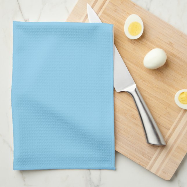 Baby Blue Solid Color Geschirrtuch (Viertel Falte)
