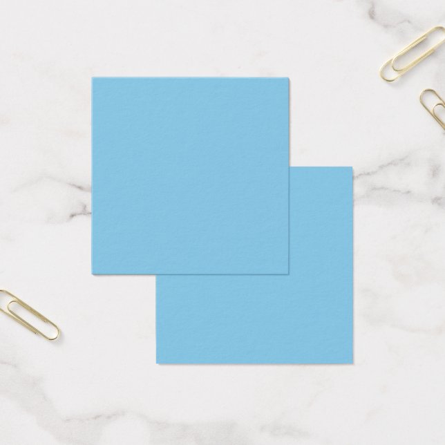Baby Blue Square Visitenkarte (Büro)