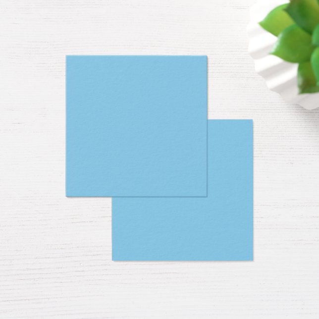 Baby Blue Square Visitenkarte (Schreibtisch)