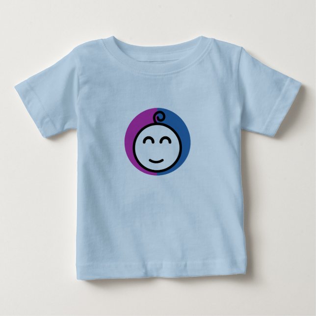 Baby Blue T - Shirt (0-24M) (Vorderseite)