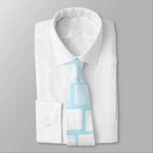 Baby Blue Tiled Mosaic Krawatte