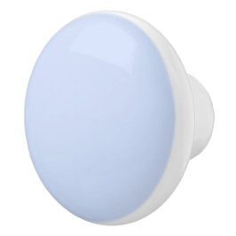 Baby Blue & White Round Keramik Knochen / Pull Keramikknauf