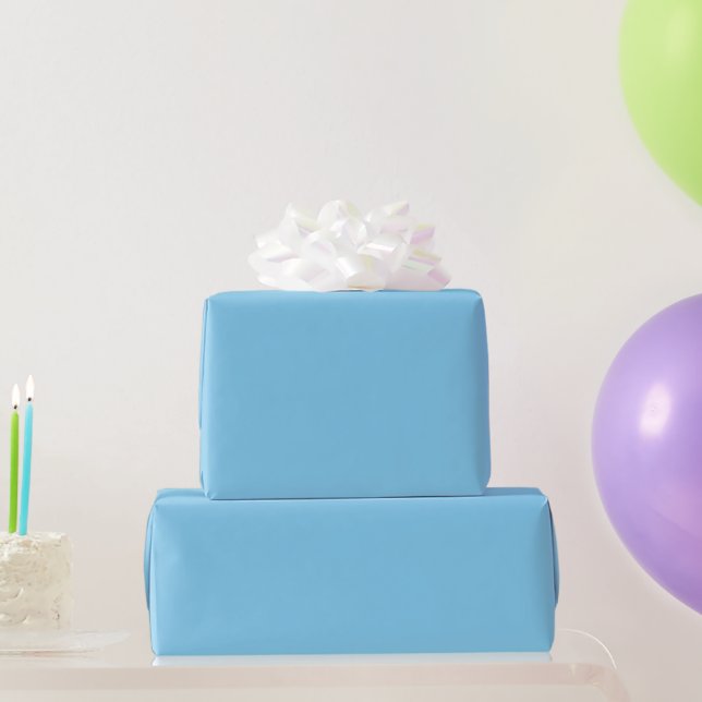 Baby Blue Wrapping Paper Geschenkpapier (Partygeschenke)