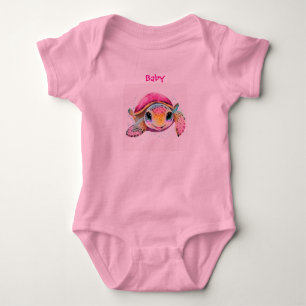 Baby-Body, Baby-Kleidung, süßes Baby, Meeresschild Baby Strampler