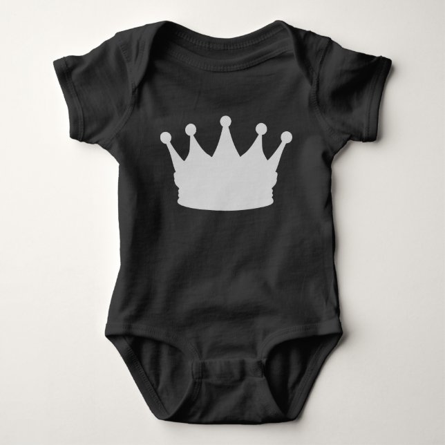Baby Body Black Strampler (Vorderseite)