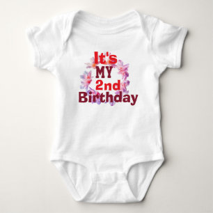 Baby-Body für Mädchen zum dritten Geburtstag Baby Strampler