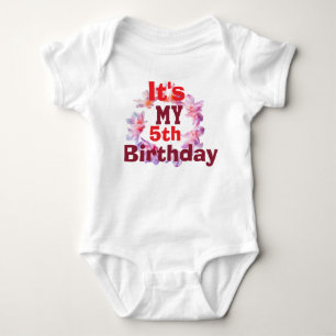 Baby-Body für Mädchen zum dritten Geburtstag Baby Strampler