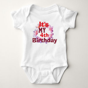 Baby-Body für Mädchen zum dritten Geburtstag Baby Strampler