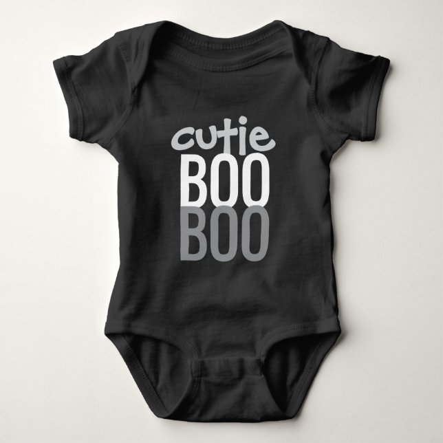 Baby Body : HALLOWEEN Cutie Boo #5 Strampler (Vorderseite)