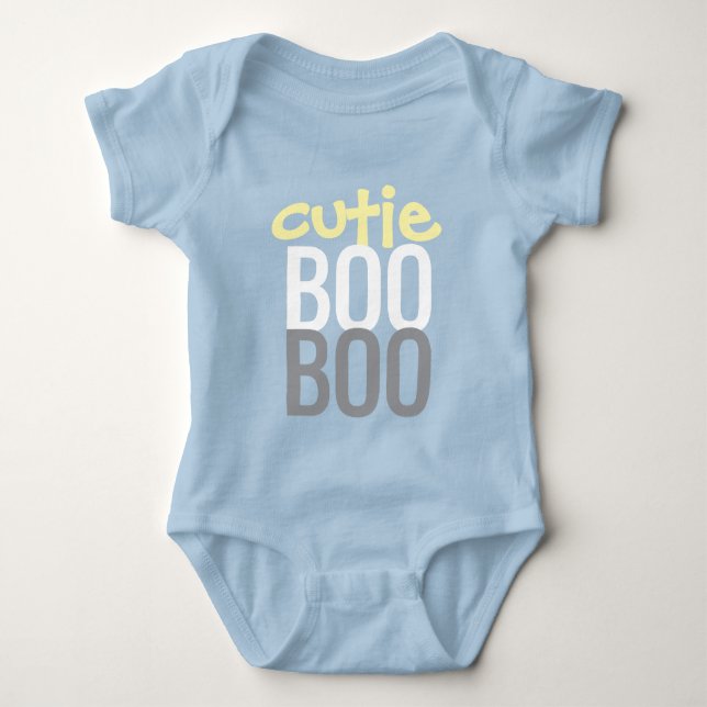 Baby-Body : HALLOWEEN Cutie Boo #6 Baby Strampler (Vorderseite)