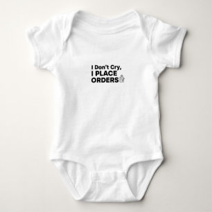 Baby-Body Little Boss Humour-T-Shirt Baby Strampler