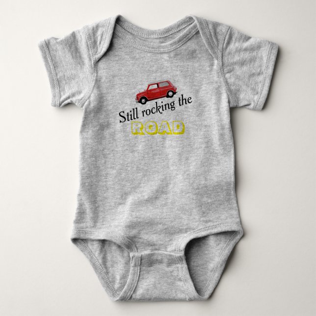Baby Body Mini Cooper  Baby Strampler (Vorderseite)