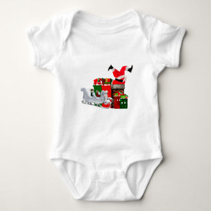 Baby-Body mit kleinem Stuck Baby Strampler