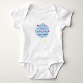 Baby Body My Mom is a Lawyer Strampler