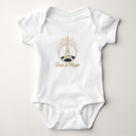 Baby-Body - Paris Elegantes Eiffelturm Baby Strampler