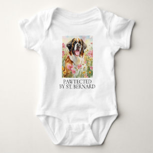Baby-Body – Pawtected von Bernhardiner Baby Strampler