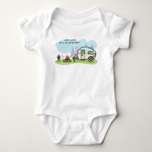 BABY-BODYANZUG CAMPING CAMPER FAMILIE PASSEND BABY STRAMPLER
