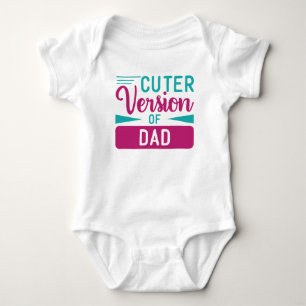 Baby-Bodyanzug - süßere Version des Vaters Baby Strampler