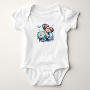 Baby BodyMutter Liebe - Beautiful Baby Bodysuit Strampler