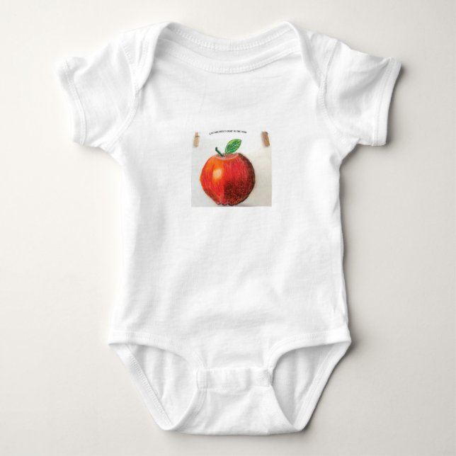 Baby Bodyssuits Apple Sie sind süß zu Recht zu Cor Strampler (Vorderseite)
